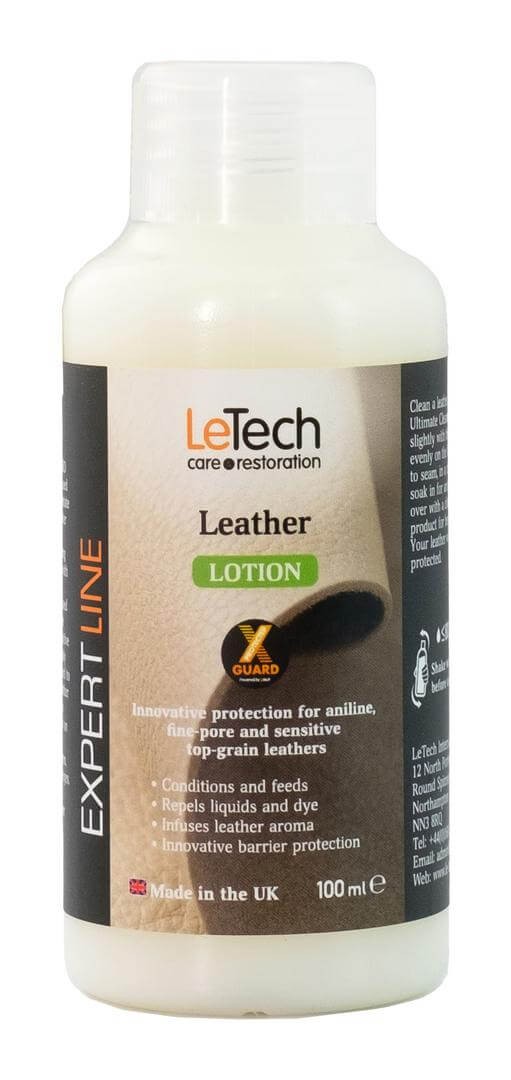 LeTech - Leather Lotion X-GUARD PROTECTED, Защитный лосьон для кожи, 100мл