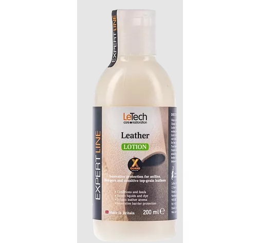 LeTech - Leather Lotion X-GUARD PROTECTED, Защитный лосьон для кожи, 200мл