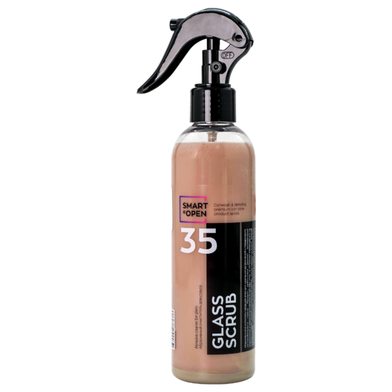 Smart Open - Glass Scrub 35, Абразивный очиститель для стекла, 250 мл