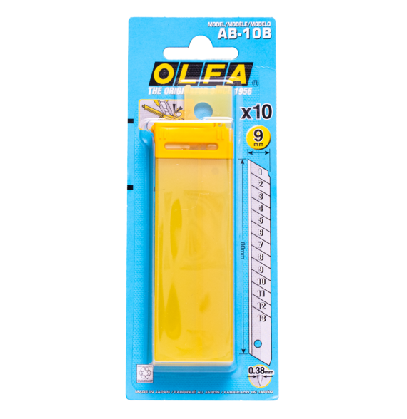 OLFA - Лезвие сегментированное, 9х80х0,38мм.