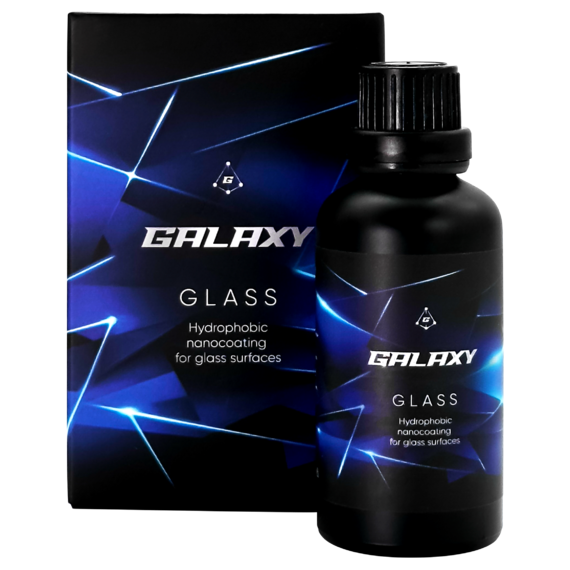 GALAXY - Glass, Гидрофобное нанопокрытие для стеклянных поверхностей, 50 мл