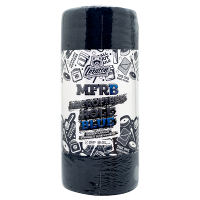 LERATON - MFRB MICROFIBER ROLL BLUE 30x30 220 гр/м2, Универсальные отрывные микрофибры (45 шт в рулоне), голубые