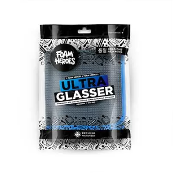 Foam Heroes - Ultra Glasser микрофибра для очистки стекол с новым вафельным плетением, 60х40см