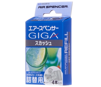 EIKOSHA - Giga Squash, Запасной элемент для ароматизатора на кондиционер