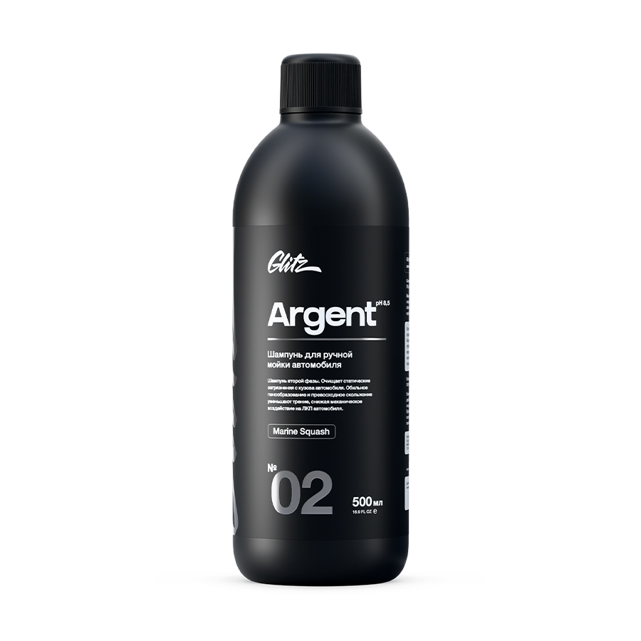Glitz - 02 Argent, Шампунь для ручной мойки автомобиля 500мл