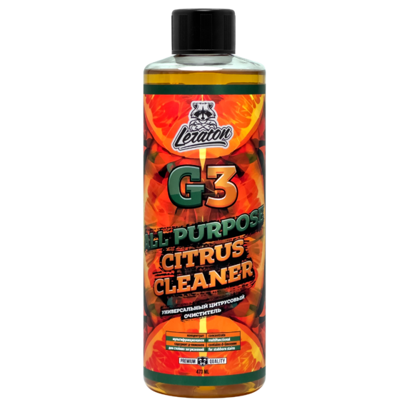 Leraton - G3, Универсальный очиститель кузова на основе цитрусовых, 473 мл