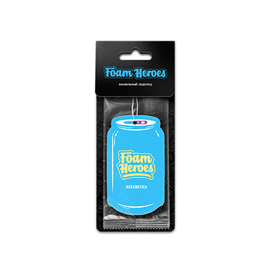 Foam Heroes - Auramatica, Ванильный леденец подвесной ароматизатор