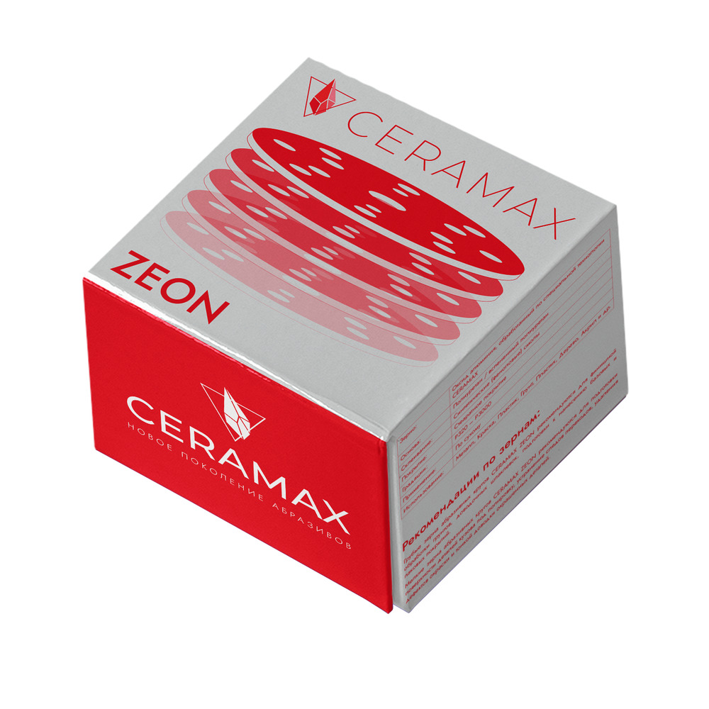 CERAMAX ZEON - Шлифовальный круг матирующий 150 мм, без отверстий, P360,