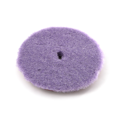 Shine Systems - Lila Wool Pad, полировальный круг из лилового меха, 130 мм