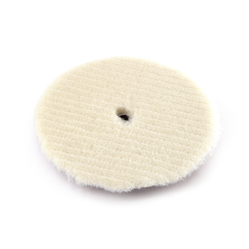 Shine Systems - Stripy Wool Pad, полировальный круг из стриженого меха, 130 мм