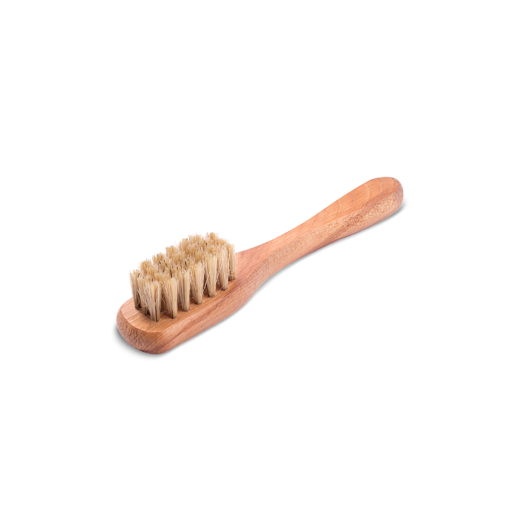 Foam Heroes - Natural Boar's Hair Brush щетка для очистки кожи, 15.8x3.3см