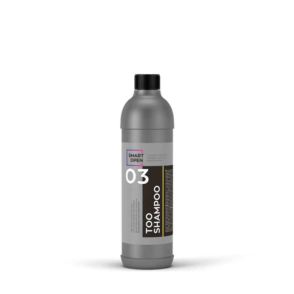 Smart Open - Too Shampoo 03, Высокопенный ручной шампунь без фосфатов и растворителей, 0,5л.